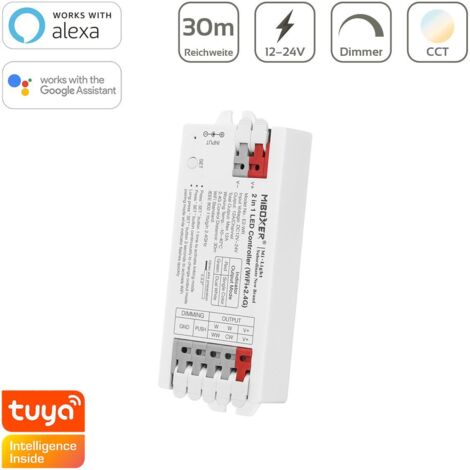 LED-Streifen-Controller 2 in 1- Monochrom - CCT - 12/24V DC -