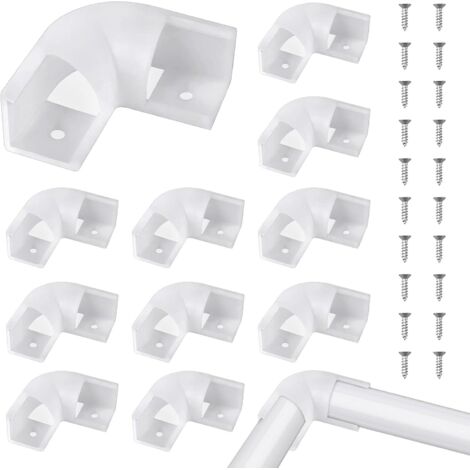 LED-Streifenverbinder, 12 Stück LED-Streifenverbinder für Aluminium