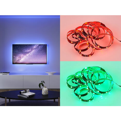 Led strip rgb trio lighting screen 6.5w länge 3m schwarz - r65593102