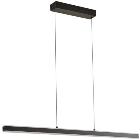 LED Suspension à intensité variable 'Lucande' en aluminium pour salon & salle à manger