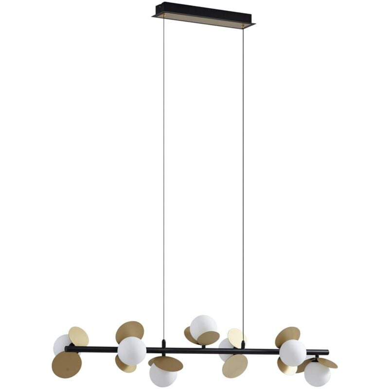 Lucande - led Suspension à intensité variable 'Pallo' en métal pour salon & salle à manger