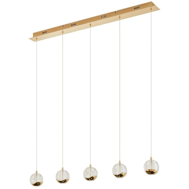 Led Suspension en verre 'Hayley' en verre pour salon & salle à manger