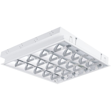 LED T8 – Acciaio bianco  595x625mm – Ufficio/Industria
