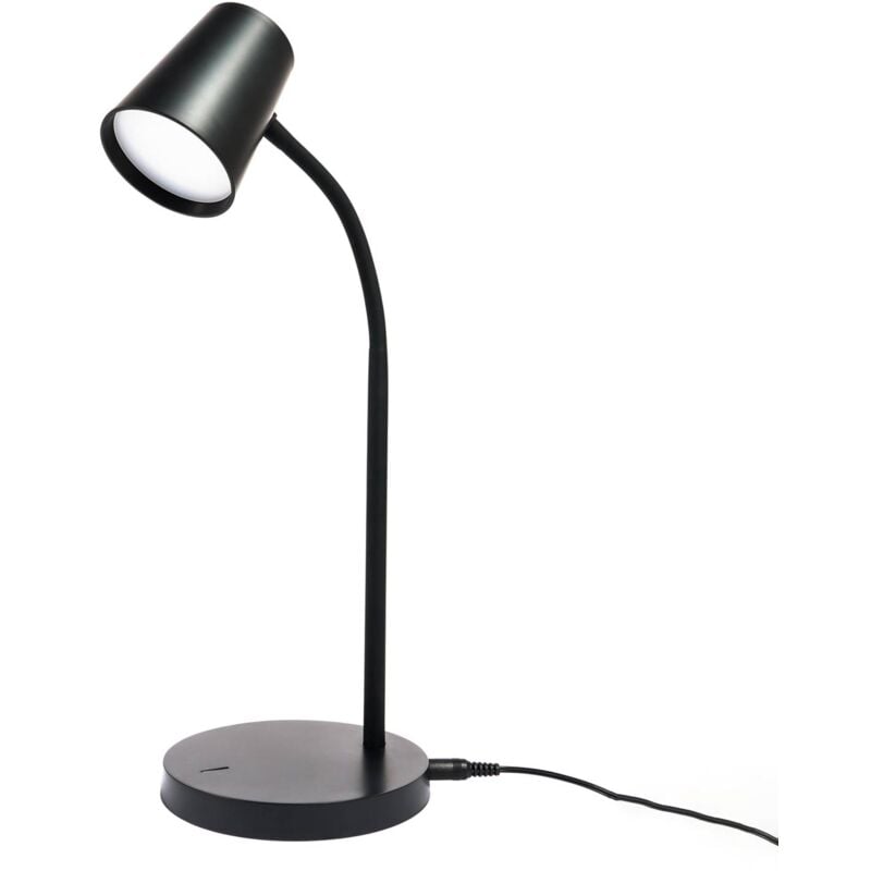 Lindby - Table Lamp Ailina dimmable (modern) in Black made of Plastic for e.g. Office & Workroom (1 light source,) from black