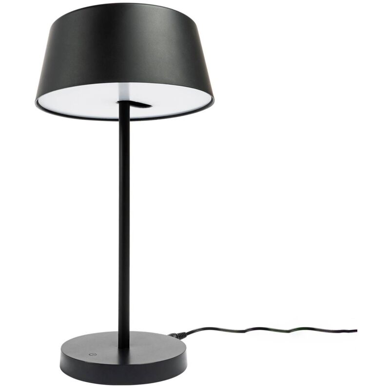 Lindby - Table Lamp Milica (incl. touch dimmer) dimmable (modern) in Black made of Metal for e.g. Office & Workroom (1 light source,) from black
