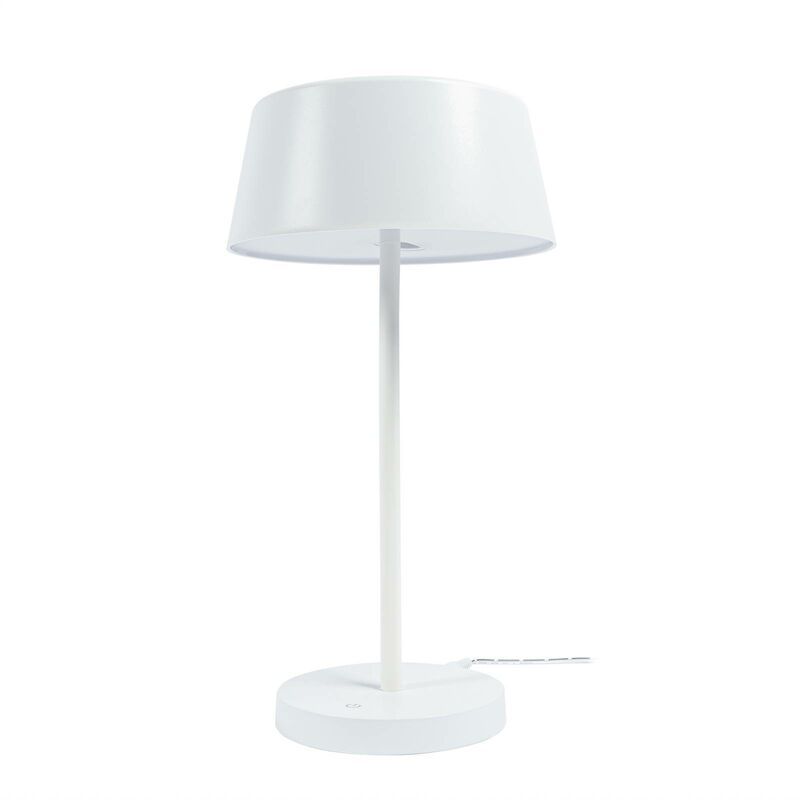 Lindby - Table Lamp Milica (incl. touch dimmer) dimmable (scandinavian) in White made of Metal for e.g. Living Room & Dining Room (1 light source,)