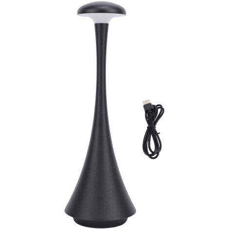 LED Table Lamp Rechargeable 3 Color Temperatures Stepless Dimmable Touch Control LED Bedside Light