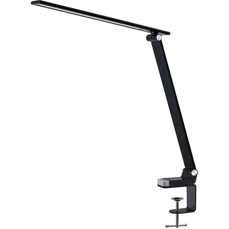 Prios - Table Lamp Tamarin (incl. touch dimmer) dimmable (modern) in Black made of Plastic for e.g. Office & Workroom (1 light source,) from black