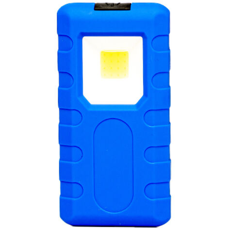 LED-Taschenlampe Clip Flach Blau