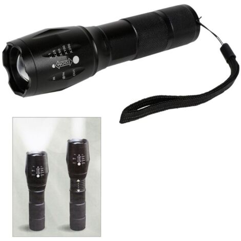 LED Taschenlampe Militär Polizei Zoom 1000m Leuchtweite Campinglampe Handleuchte