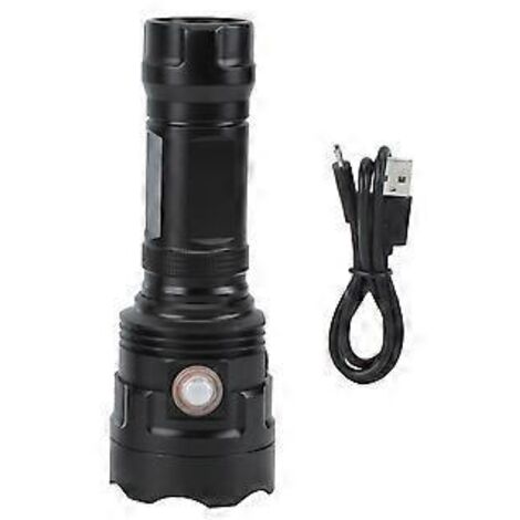 LED-Taschenlampe mit hoher Helligkeit, USB-Ladefunktion, wasserdicht, für Outdoor-Einsätze, Rettungs- und Wanderlampen (T3U-90)