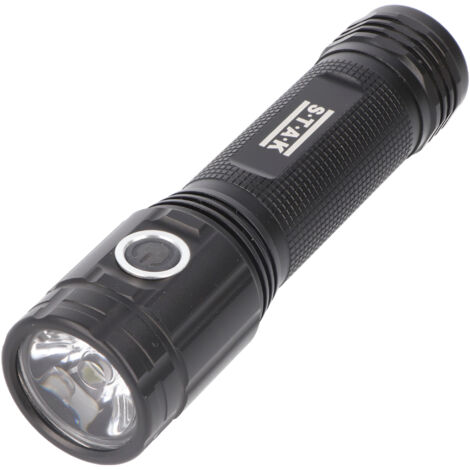 LED Taschenlampe ST096, 20W, Anti Black-Out