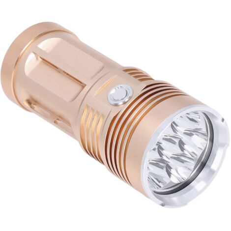LED-Taschenlampe, superhelle 8000-Lumen-Taschenlampe, tragbare Zoom-Taschenlampe aus Aluminiumlegierung für Camping, Wandern, Outdoor-Aktivitäten und Notfälle