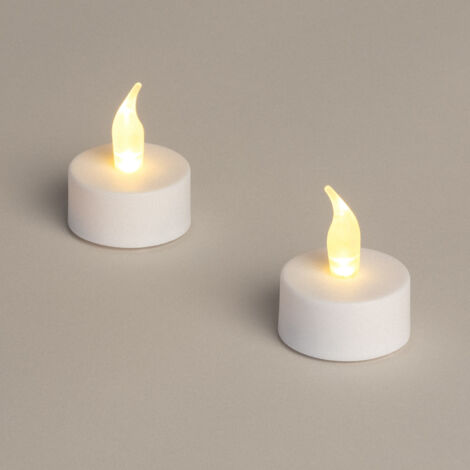 LED Teelichte mit Timer ws 2Satz