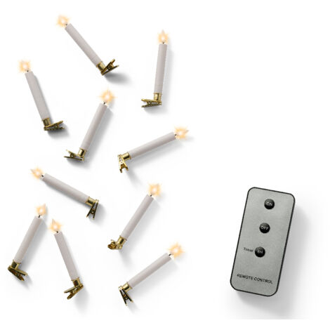 LED Teelichter fest 1,5x14 cm 10 Stück