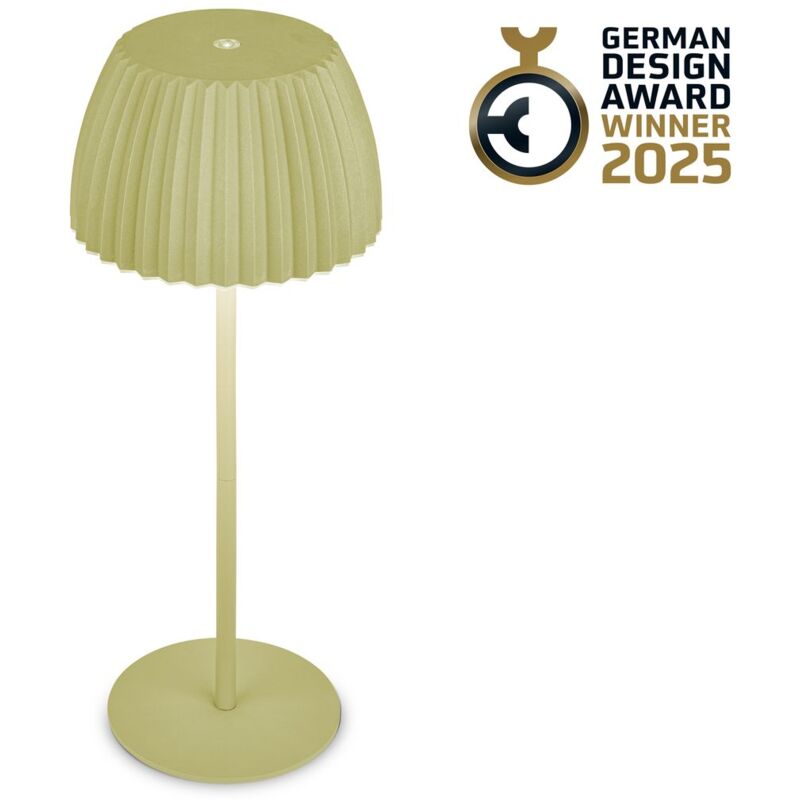B.k.licht - Led Tischlampe Akku Led Tischleuchte Dimmbar Kabellos Touch Aussen/innen