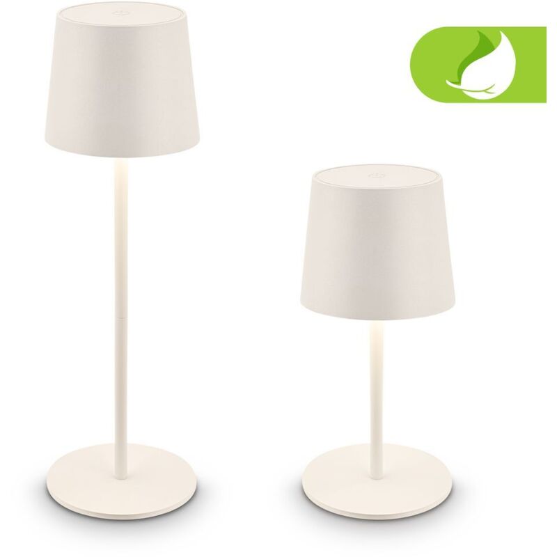 Briloner - Led Tischlampe Akku Led Tischleuchte Dimmbar Kabellos Touch Aussen/innen