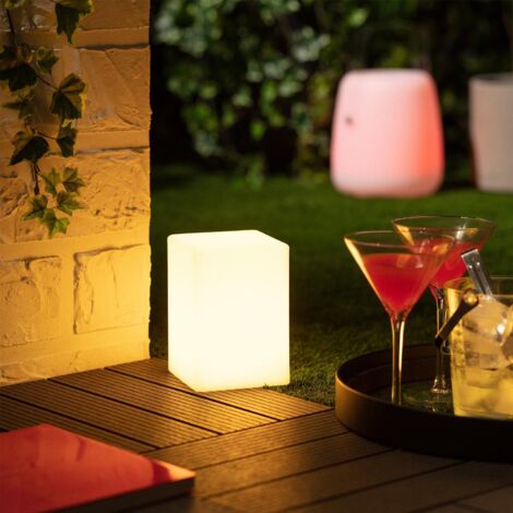 LED-Tischlampe Aussen 2.5W RGB Tragbar mit wiederaufladbarer Batterie Kozan RGB
