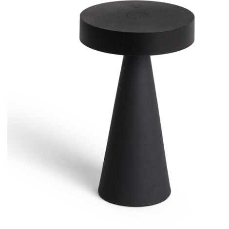 LEDKIA LED Tischlampe Kabellos Außen Catinca Schwarz