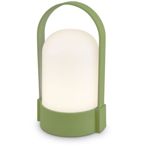 LED Tischlampe mit Akku – kabellose Tischleuchte, dimmbar, Touch-Bedienung – für Terrasse & Garten – Warmweiß