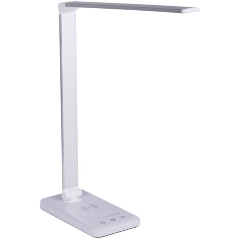 LED-Tischlampe mit kabellosem Telefonladegerät, 6 W, 420 lm, CCT (Einstellbar Lichtton)
