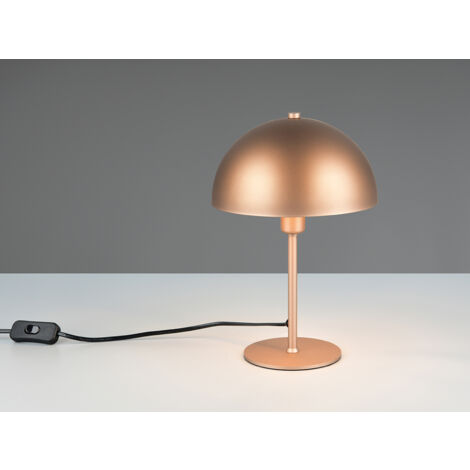 LED Tischleuchte aus Metall Coffee in Pilzform, Höhe 30cm