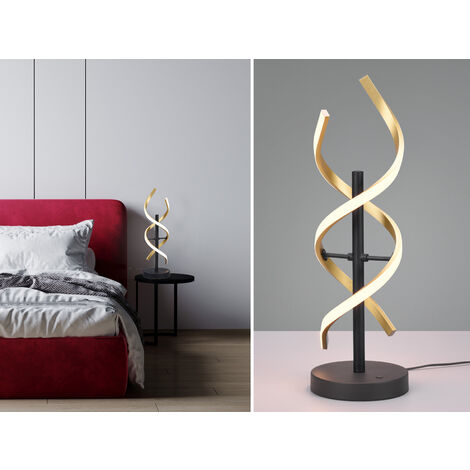LED Tischleuchte SEQUENCE dimmbar Messing, Höhe 48cm