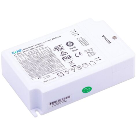 LED Treiber 60W 3-42V 0.8-2A IP20 dimmbar 1-10V, BOKE BK-PUL060A-2000AM Konstantstrom CC