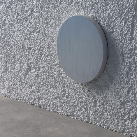 LED Treppenleuchte IP44 Alu-gebürstet - Lichtfarbe: Warmweiß 1,5W - Lichtaustritt: Kato