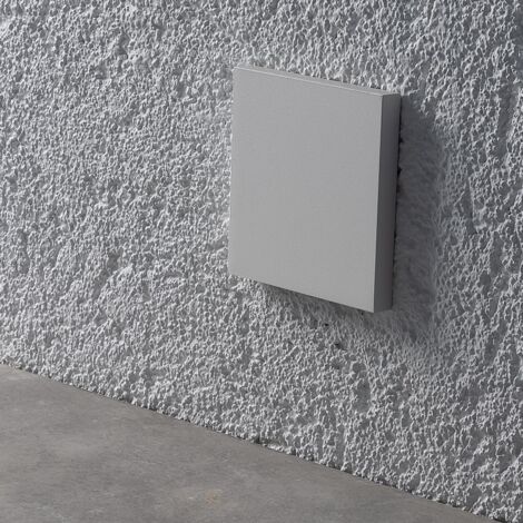 LED Treppenleuchte IP44 eckig weiß - Lichtfarbe: Warmweiß 1,5W - Lichtaustritt: Kato