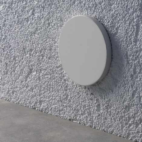 LED Treppenleuchte IP44 rund weiß - Lichtfarbe: Warmweiß 1,5W - Lichtaustritt: Kato