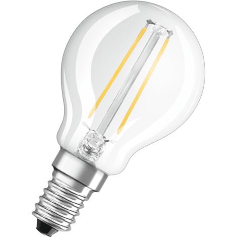 LED Tropfen E14 1,5W 136lm klar