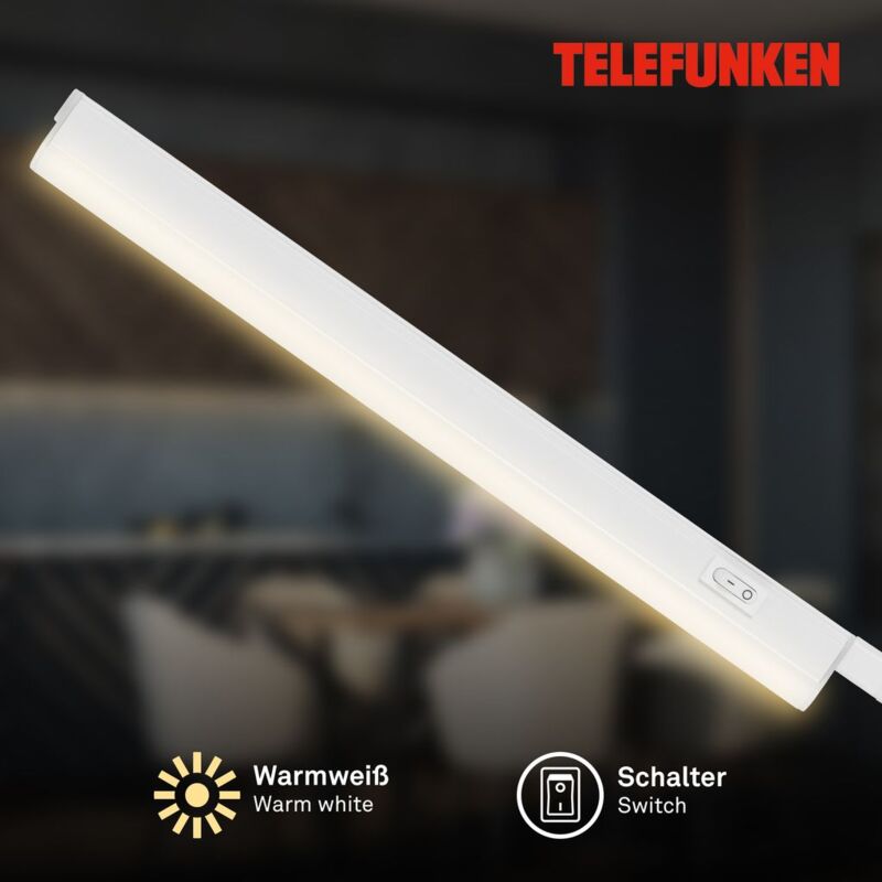 Telefunken Weiß Led Unterbauleuchte 4,4 W Kunststoff