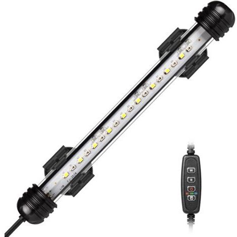 LED-Unterwasser-Leuchtstange 7,5 Zoll für Aquarium mit Automatik-Timer, Dimmer und Wasserfestem Design