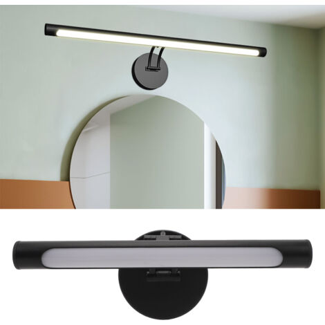 LED Vanity Light Bar 3CCT 3000K to 6000K Stepless Dimmable Multi Angle Adjustment USB Powered Modern Mirror Light 40cm / 15.7in