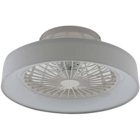 LED Ventilateur de plafond avec lampe à intensité variable 'Mace' pour salon & salle à manger