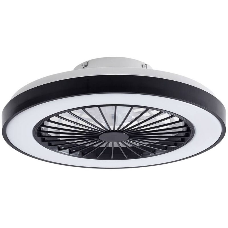 Led Ventilateur de plafond avec lampe à intensité variable 'Teleo' pour salon & salle à manger