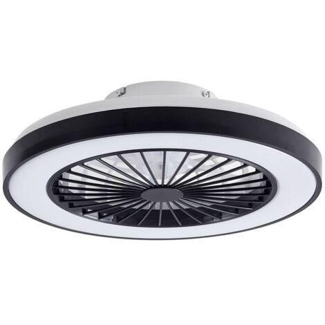 LED Ventilateur de plafond avec lampe à intensité variable 'Teleo' pour salon & salle à manger