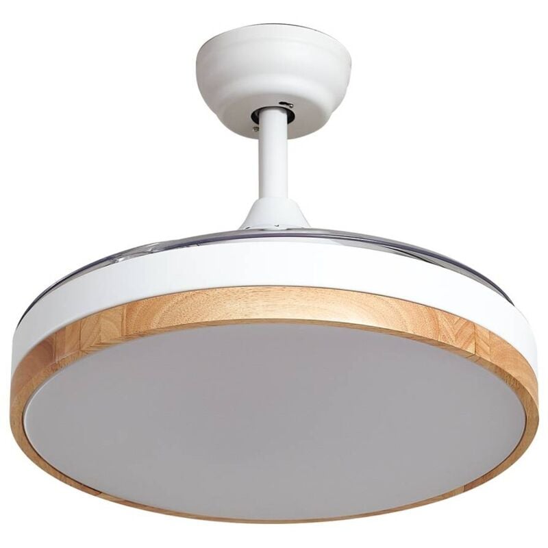 Lindby - led Ventilateur de plafond avec lampe 'Oras' en métal pour salon & salle à manger