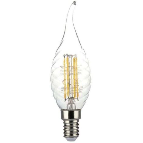 LED Vintage E14 4W Filament V-TAC VT-1995 FS - 300 ° - Blanc chaud - 3000K