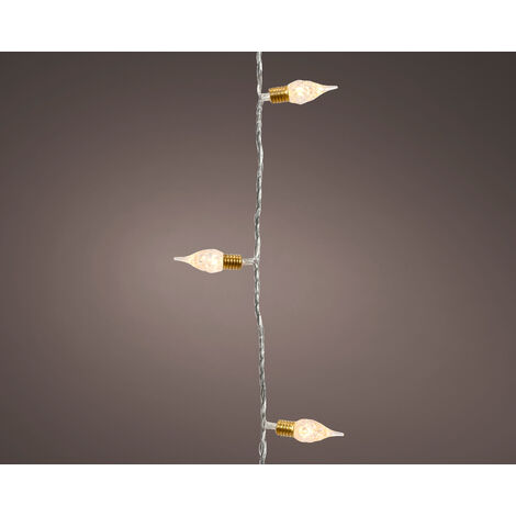 LED-Vintage-Lampen mit 8 Funktionen für den Innenbereich, mit Flackereffekt, L 3590 cm