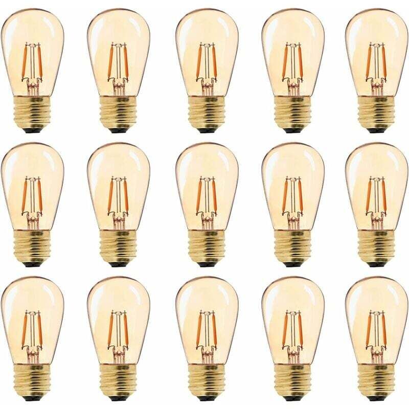 Image of LED vintage light bulb E27, ST45,&hellip;