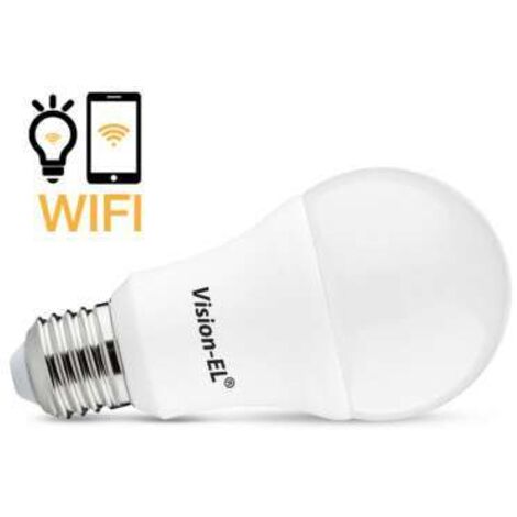 LED VISION-EL 12 W   BULB E27 WIFI 4000°K DIMMABLE BOITE