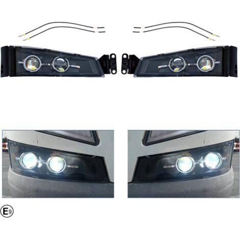 Комплект LED халогени, фарове за мъгла с двойна лупа за VOLVO FH4 / FM4 (2013–2019)