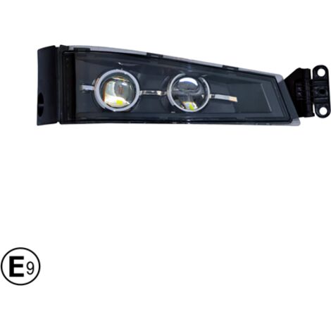 Десен LED халоген, фар за мъгла с двойна лупа за VOLVO FH4 / FM4 (2013–2019)
