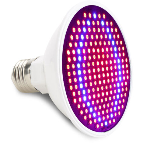 UGREAT LED-Wachstumslampe, Pflanzenlicht, Wachstumsbeleuchtung, Lampe, 20 W, E27-Glühbirne, 200 Stück, LED-Spektrum für den Pflanzenanbau, Blumengarten