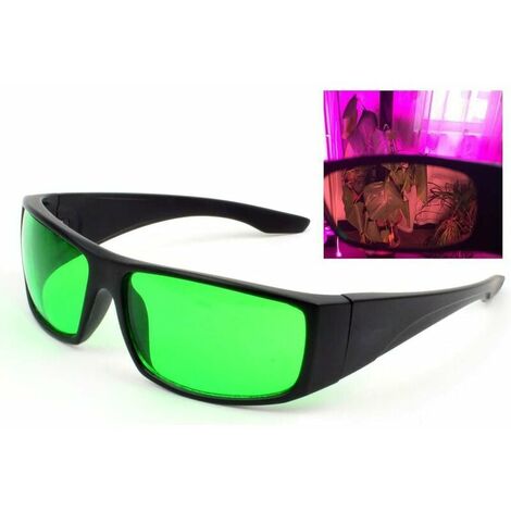 LED-Wachstumslichtbrille Schutzsicherheit Indoor Room Hydroponik für intensive LED-Beleuchtung Visueller Augenschutz