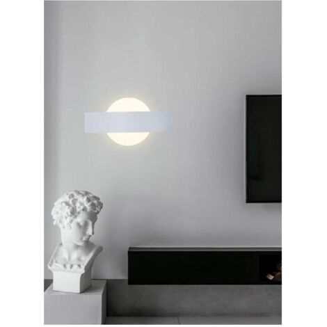 Led Wall Light 8w White Double Emission Lamp Light 6500k 3000k 4000 E17