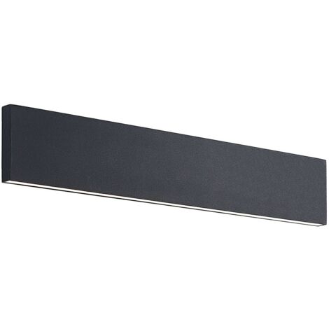 main image of "LED Wall Light 'Ignazia' dimmable (modern) in Black made of Metal (2 light sources,) from Lindby | wall lighting, wall lamp"