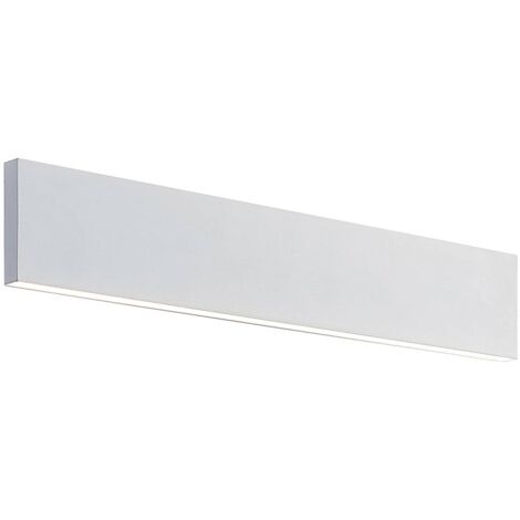 main image of "LED Wall Light 'Ignazia' dimmable (modern) in White made of Metal (2 light sources,) from Lindby | wall lighting, wall lamp"